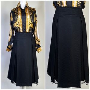 ST. JOHN Collection tulle layered skirt 14